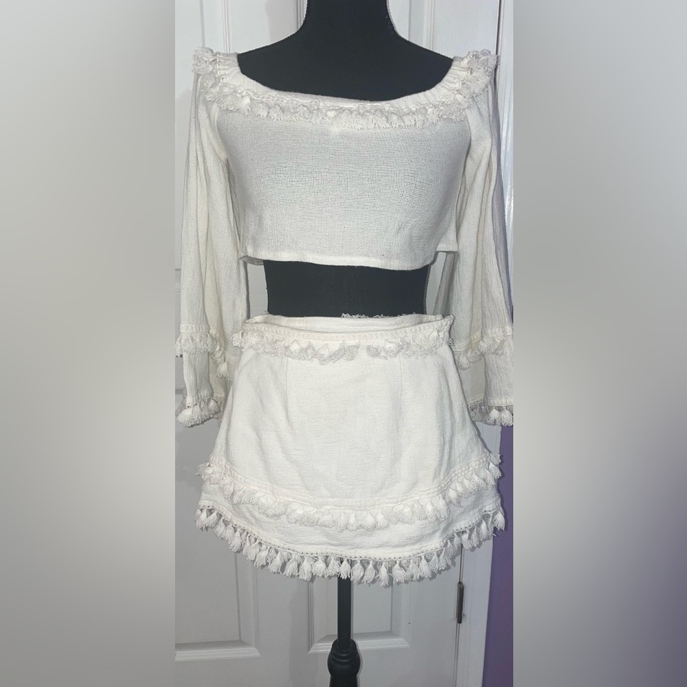 Skyler & Madison OFF WHITE MATCHING SET Small